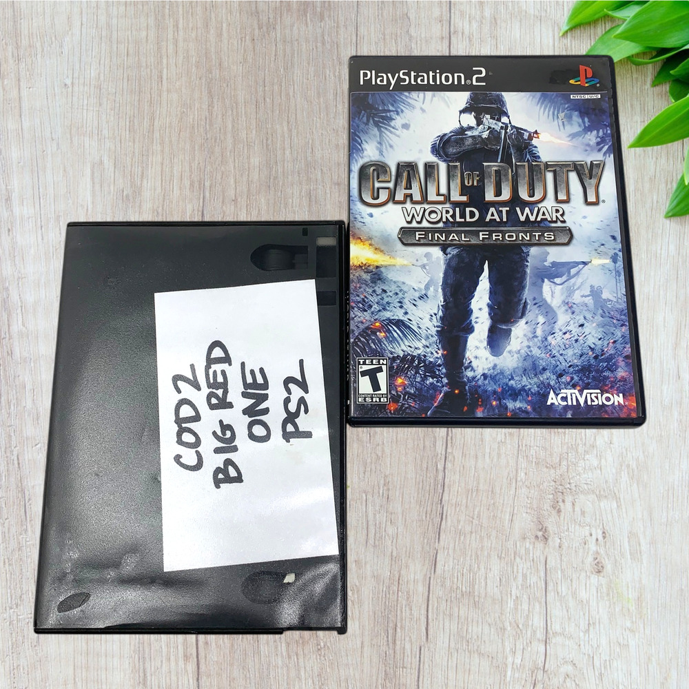 Call of Duty: Big Red One & World at War PlayStation 2 Game Discs Only Untested